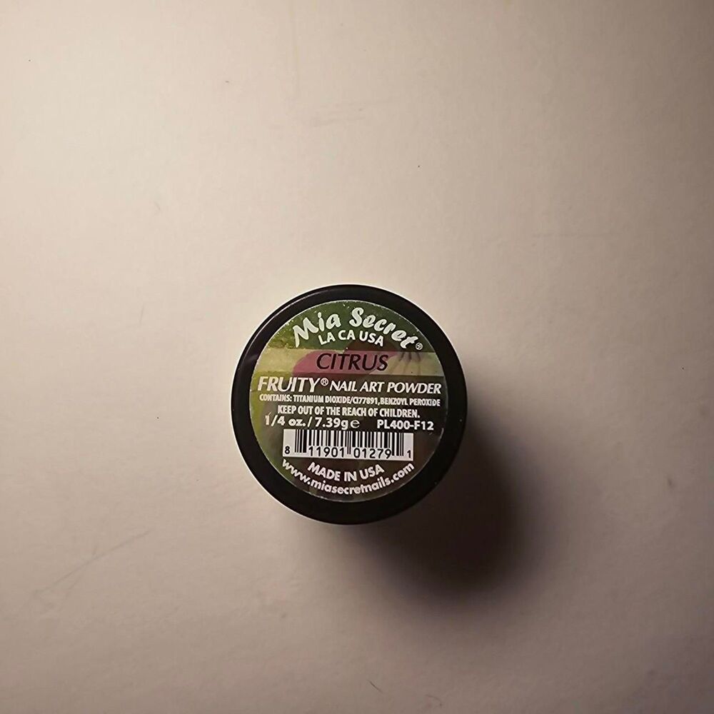 Mia Secret La Causa Citrus Nail Art Powder - yellowish green nail art powder